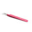 Curved Light Pink Tweezer for Eyelash