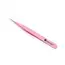 Straight Light Pink Tweezer Eyelashes