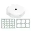 Glue cover sticker 6 pcs for eyelashes