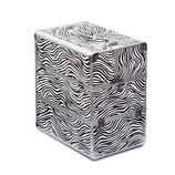 Cosmetic case in zebra print