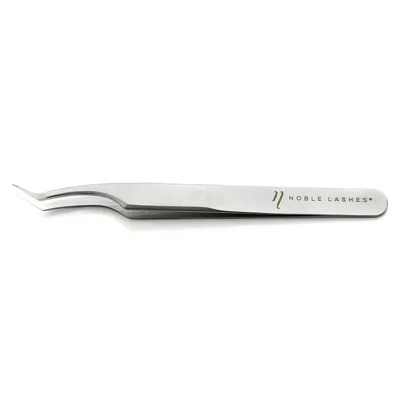 Metallic Tweezer 45° for eyelashes