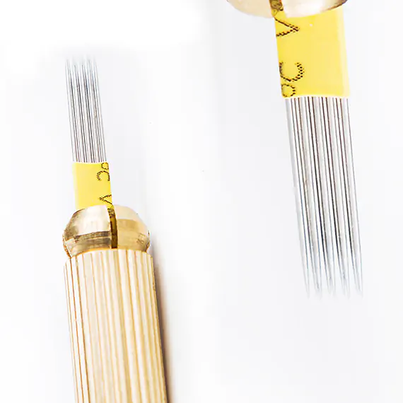 Shadowing needles gold 9m1