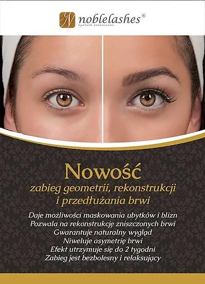 Brow reconstruction leaflet 10pcs polish