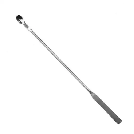 Metal spatula spoon for powder henna