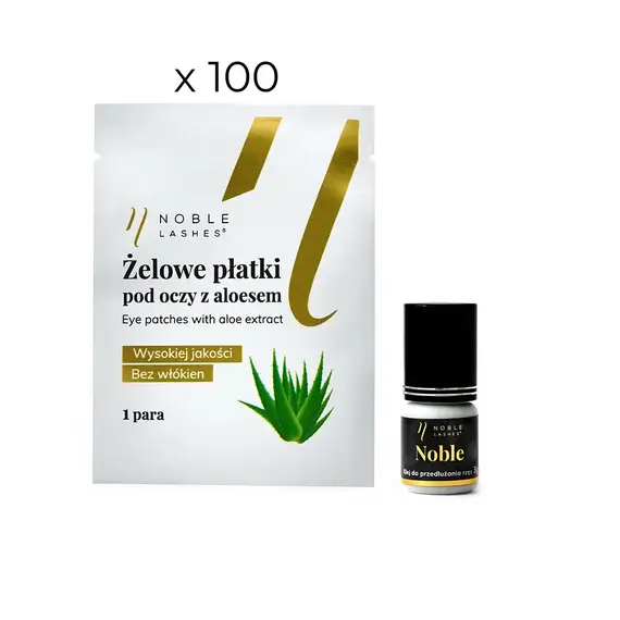 Noble Adhesive + 100 Aloe Vera Eye Pads