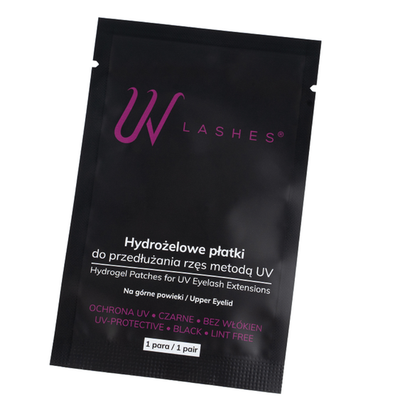 Hydrogel Eyelid Pads for UV Eyelash Extensions