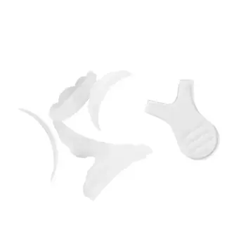Silicone pads 5 pairs + comb
