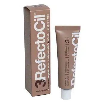 RefectoCil Hair Dye for Eyelashes & Eyebrows light brown