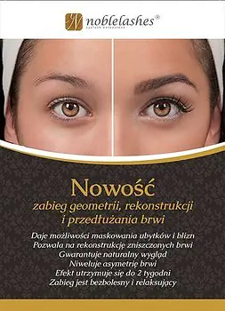 Brow reconstruction leaflet 50pcs polish