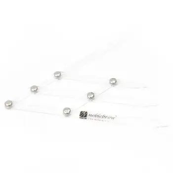 Folded ruler, rule for symmetry of eyebrows