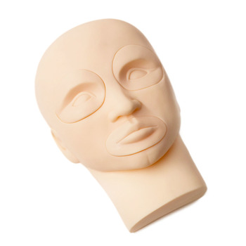 Cosmetic head with inserts for Cosmetic Trainings
