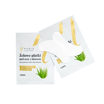 Eye patches with aloe extract