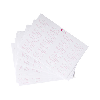 Blank Lash Map Stickers 240 pairs 