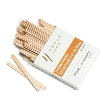 Wooden wax spatulas - narrow