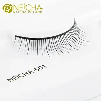 Luxurious false eyelashes on a strip