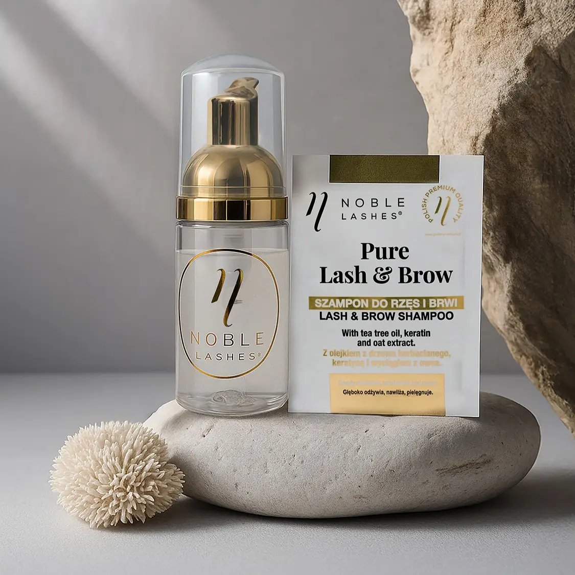 Brow and lash shampoo