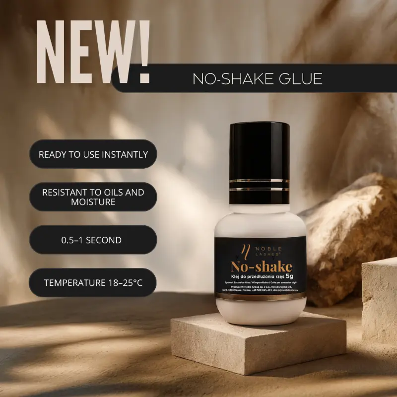 Shake-free eyelash glue