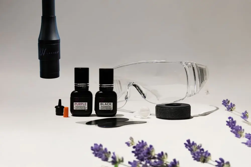 UV eyelash extension kit