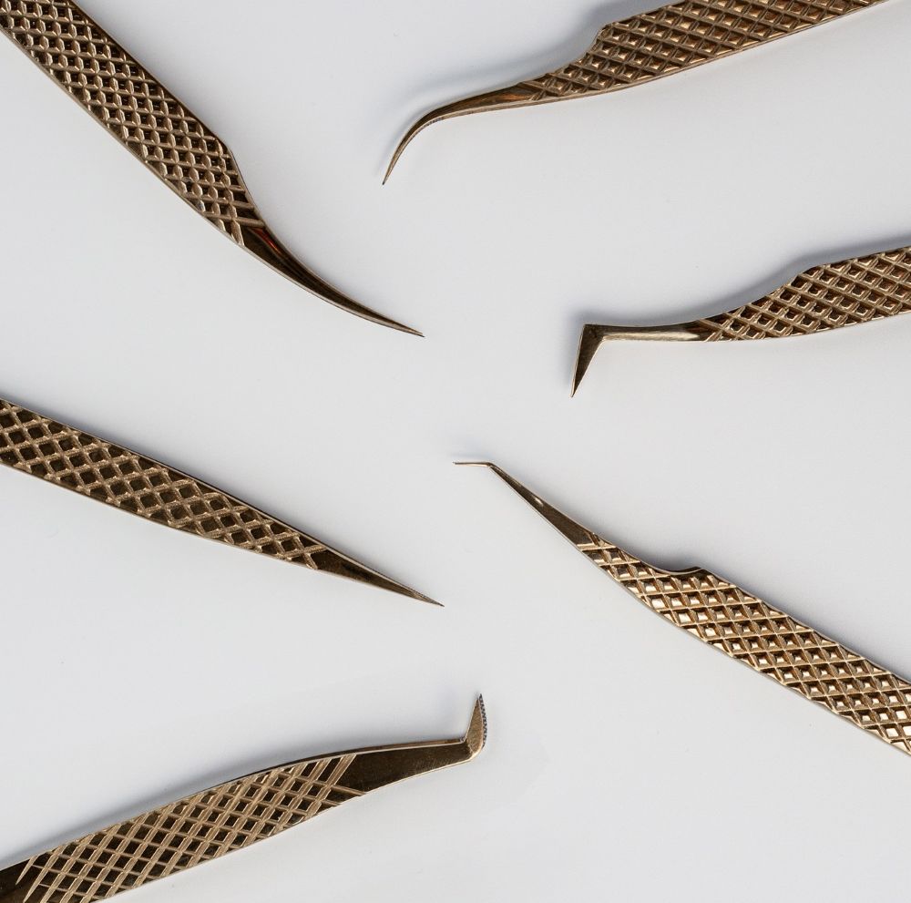 Lash extension tweezers Tweezers