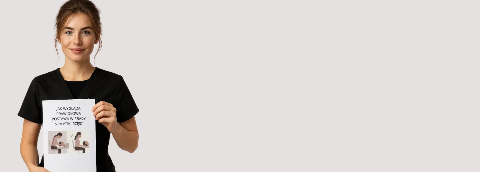 Eyelash stylist ergonomics – healthy posture and ways to relieve back pain