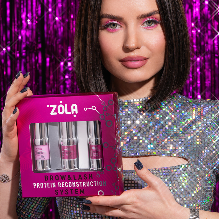 ZOLA LAMINATION PROTEIN Pink – Eyebrow & Eyelash Lamination Set