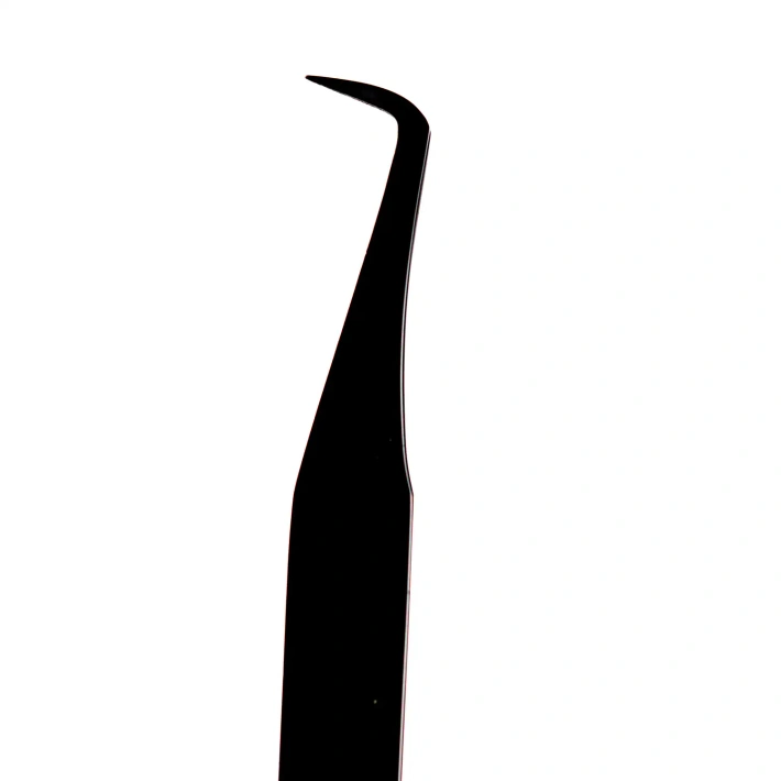 Black tweezer Slim L for Eyelash Extension Volume
