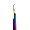 Curved rainbow tweezer 45° for Eyelash