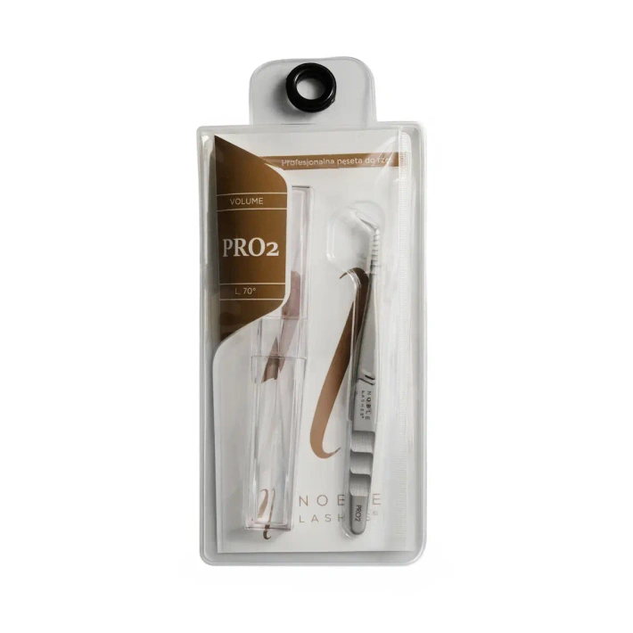 Noble Volume PRO 2 Eyelash Tweezers - L, 70°