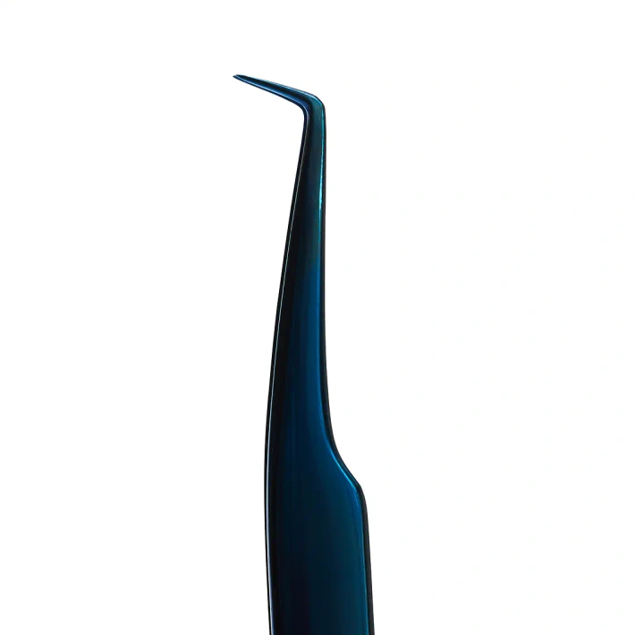 Sapphire L tweezer for eyelashes + case