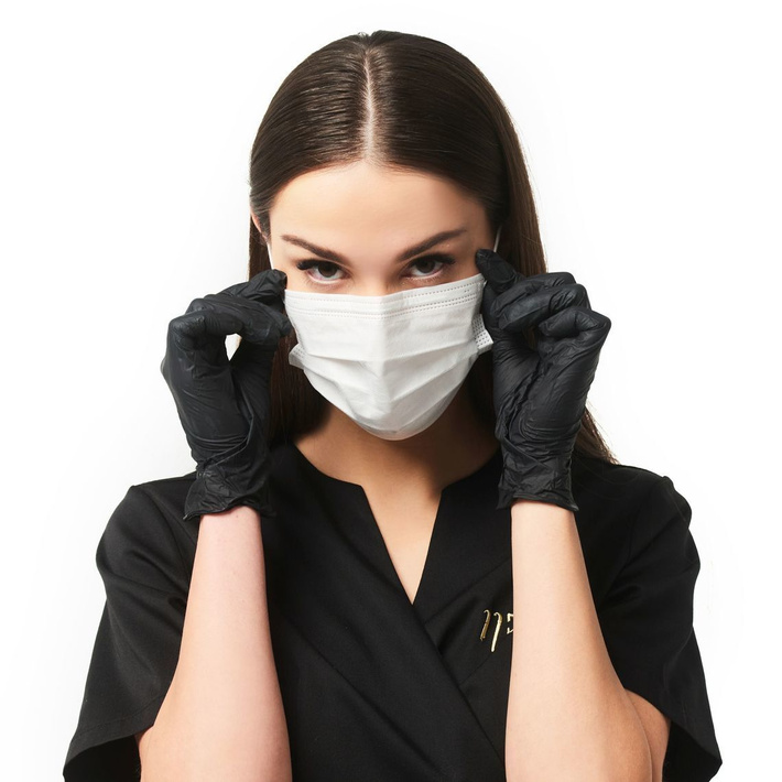 Black Disposable Nitrile Gloves – 100 pcs.