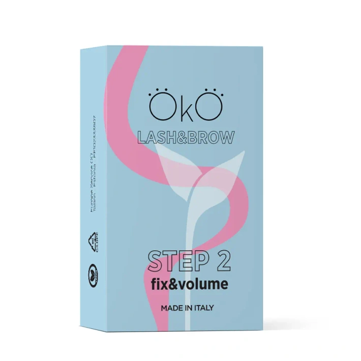 Lash and Brow Lamination Solution STEP 2 FIX&VOLUME, box of 5 sachets OKO