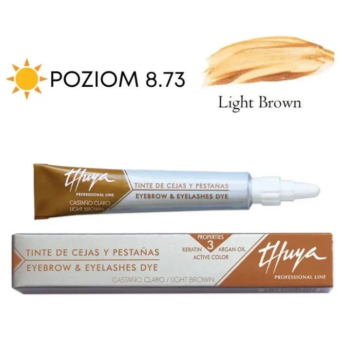 Argan & Keratin Dye for Eyebrows and Eyelashes Thuya
