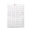 Professional Lash Map Stickers