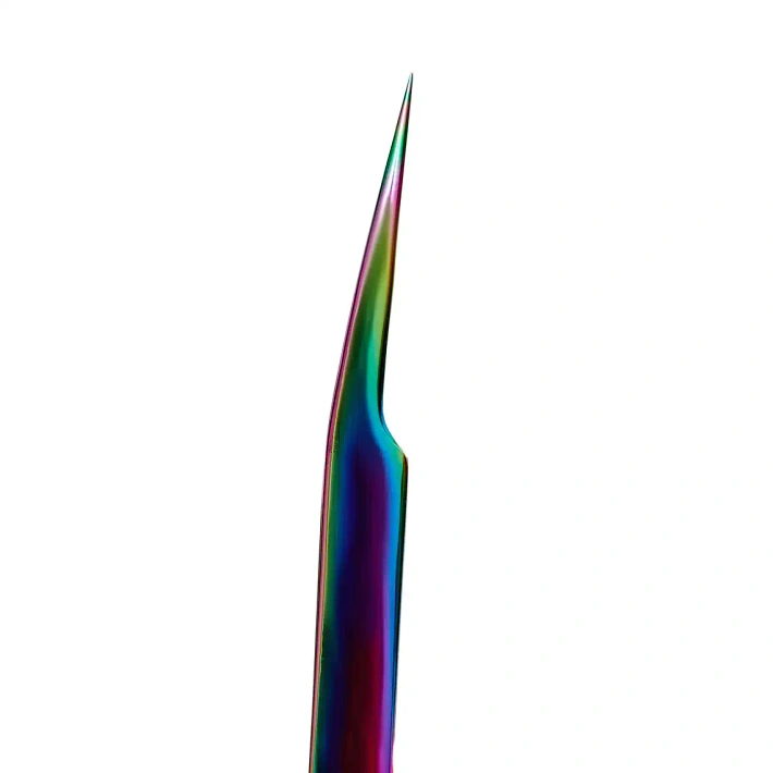 Straight rainbow tweezer F type Eyelashes