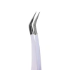 White Tweezer Curved Eyelashes