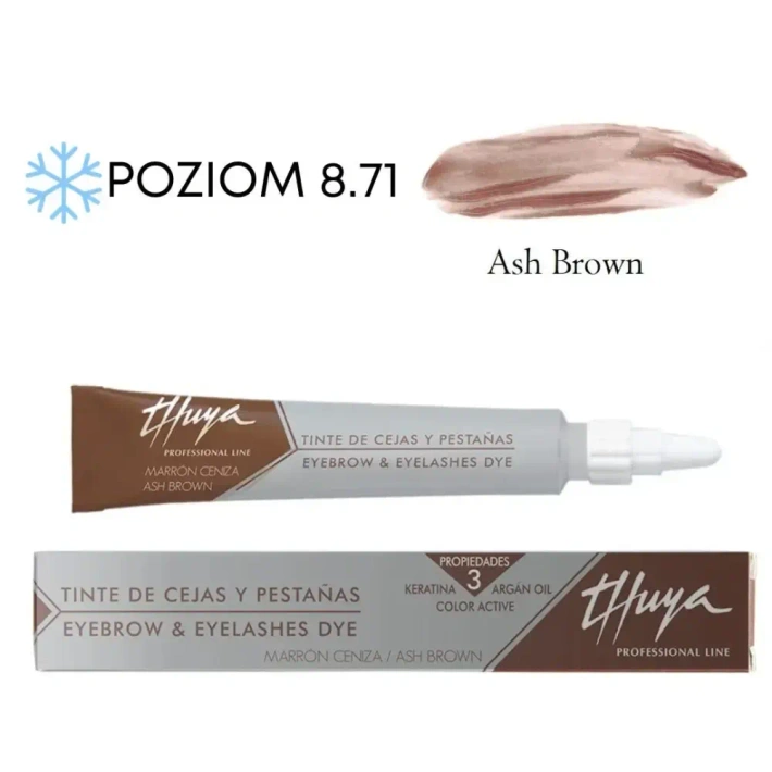 Argan & Keratin Dye for Eyebrows and Eyelashes Thuya