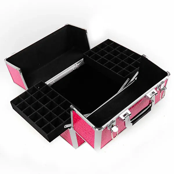 Pink Cosmetic Trunk 4 pcs