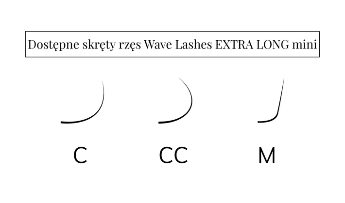 Wave Lashes EXTRA LONG mini