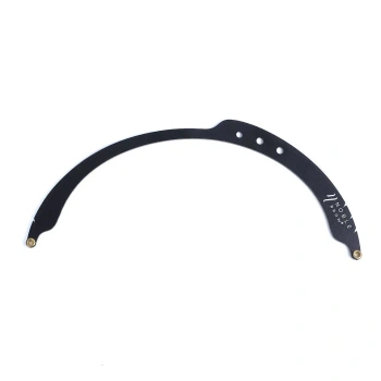 Arc ruler for eyebrow symmetry