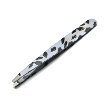 Slant Tweezer white Eyelashes