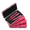 Magnetic case with set of tweezers