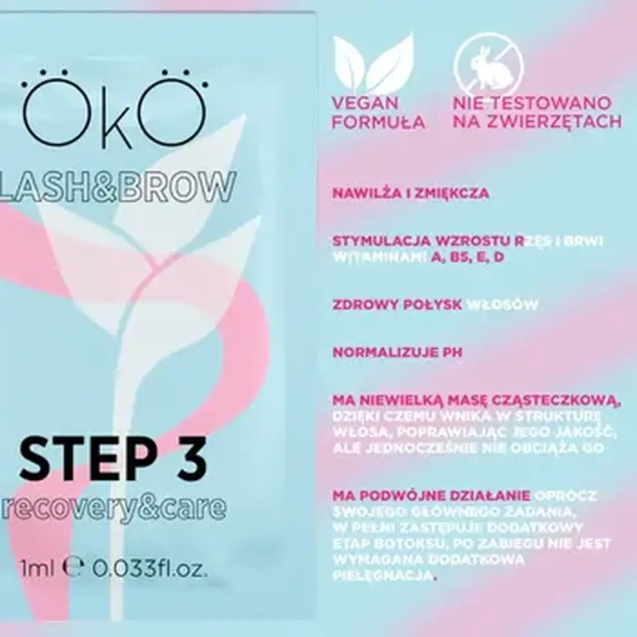 Lash and Brow Lamination Solution STEP 3 CARE&RECOVERY, 1 sachet OKO