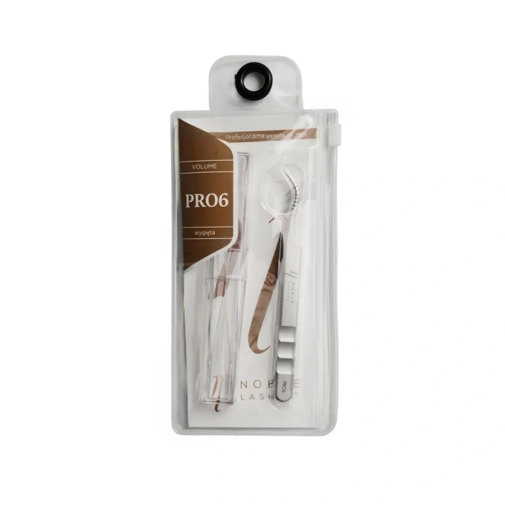 Noble Volume PRO 6 Eyelash Tweezers – Curved
