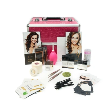 1:1 Eyelash Extension Starter Kit with a Pink Cosmetic Case