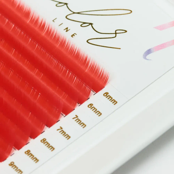 Color Line Lashes RED