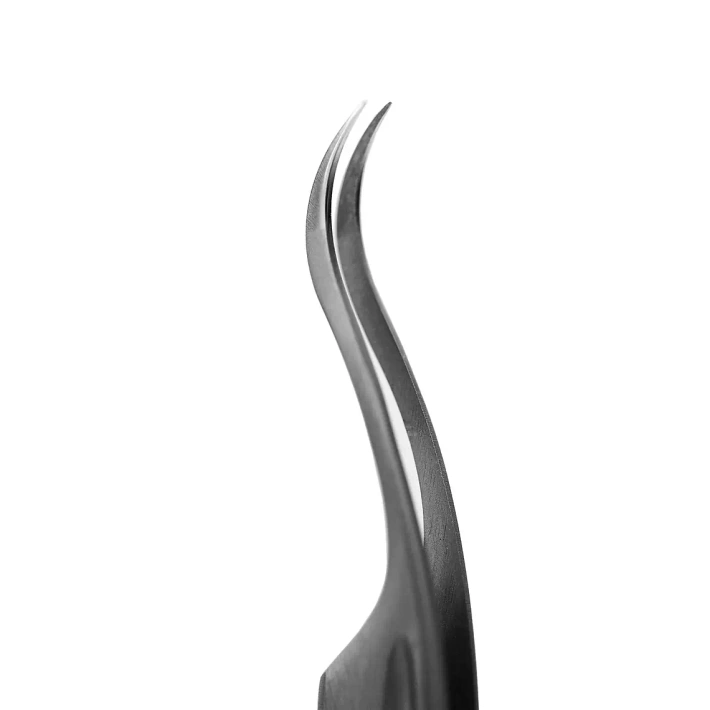 Metallic Tweezer Round for eyelashes