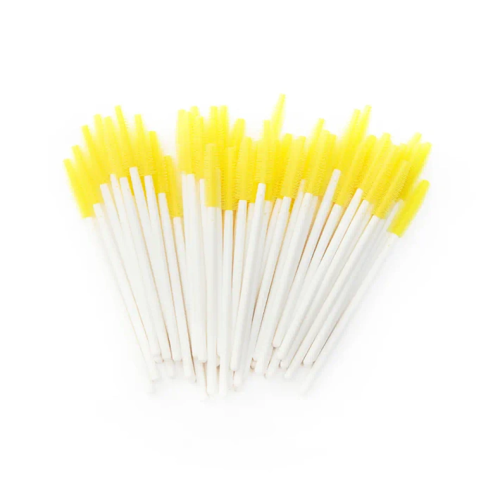 Silicone mascara wand mixed colours