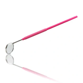 Pink Front view lash mirror