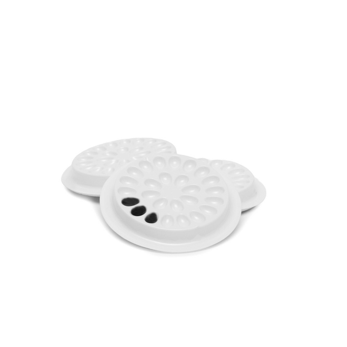 Self-adhesive base for glue drops