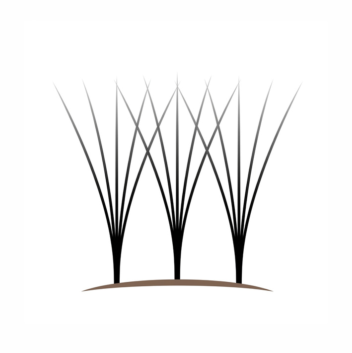REVOLUTION Premade Eyelash Extension Fans | Narrow | 1200 pcs